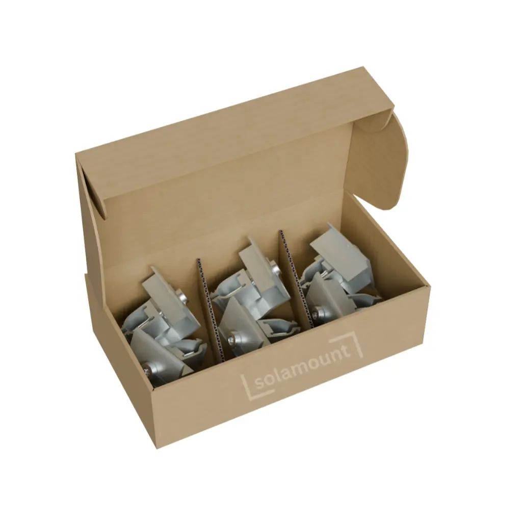 Klemmenbox (4x Endklemme + 2x Mittelklemme) | Solamount