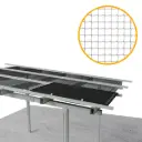 Solarcarport-Netz Schwarz | Für 1 oder 2 Autos
