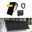 Sunshare Ray 200W-1200W | Balkonkraftwerk Komplettset | Beton-, Holz- & Metallbalkon, Garten & Flachdach