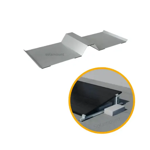 Ballastplatte für Flachdach Halterung | Solamount | 2 Stück