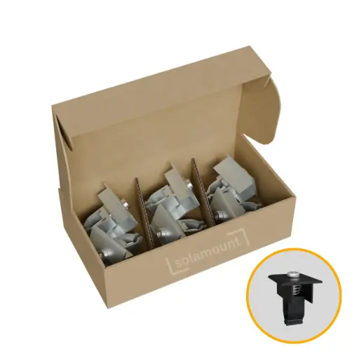 Klemmenbox (4x Endklemme + 2x Mittelklemme) | Solamount