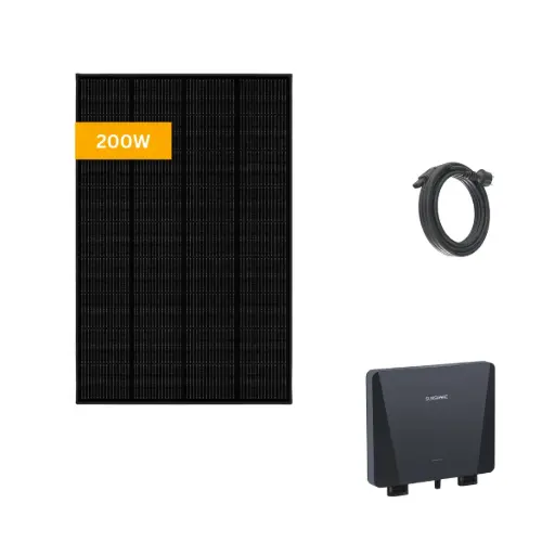 Sunshare Ray 200W-1200W | Balkonkraftwerk Komplettset | Beton-, Holz- & Metallbalkon, Garten & Flachdach