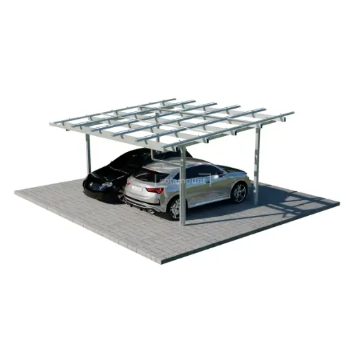 Solarcarport Halterung für 2 Autos | Solamount