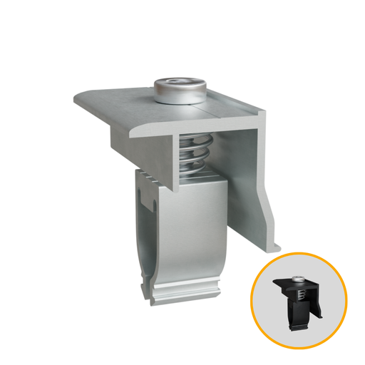 Endklemmen für Aluschiene | Solamount | 4 Stück